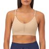 Champion Womens Sports Bra, Soft Touch, Moisture-Wicking Bra, Light Support Sports Bra (Longline Sports Bra Available)(Champagne Frost)
