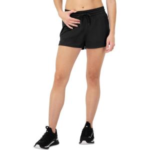 Champion Women’s Mesh Shorts, Lightweight Gym Shorts, Mid-rise Workout Shorts for Women, 2.5″(Black)