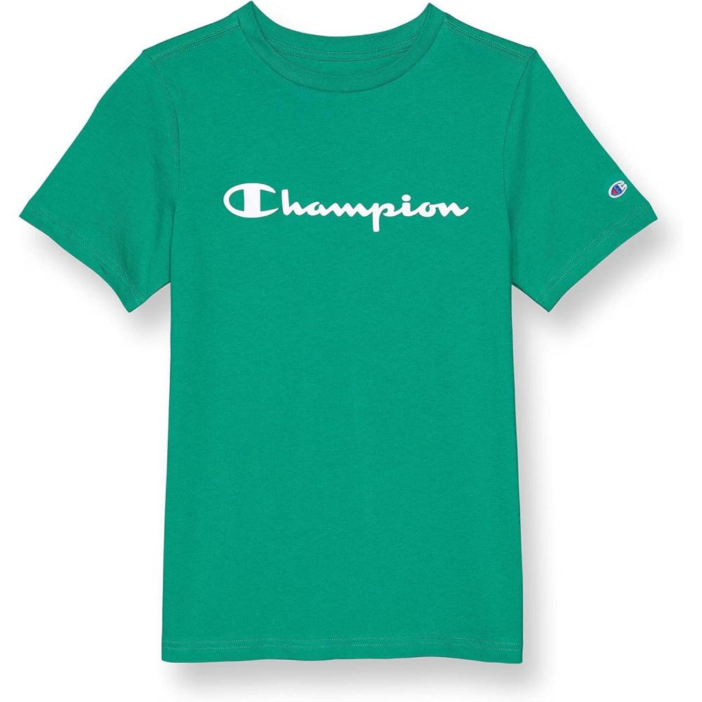 imageChampion Mens Heritage Short Sleeve Tee Mens TShirts Vintage Shirts Mens Tee Shirts GraphicsKelly Green Script