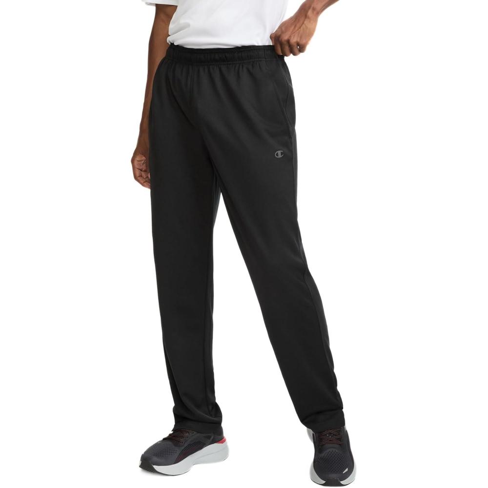 imageChampion Mens Pants Sport Pants Lightweight Moisture Wicking Athletic Pants for Men 305quotBlack