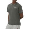 Champion Men’s Heritage Short Sleeve Tee, Men’s T-Shirts, Vintage Shirts, Men’s Tee Shirts, Graphics(Granite Heather Small Script)