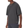 Champion Mens Riggins Drop Shoulder T-Shirt, Dry Goods Label(Black)