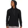 Champion Mens Sun Hoodie Long Sleeve, UPF 50 Sun Shirts for Men, Lightweight UV Protection Rash Guard, Fishing Swim Shirt(Black)