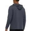 Champion Mens Sun Hoodie Long Sleeve, UPF 50 Sun Shirts for Men, Lightweight UV Protection Rash Guard, Fishing Swim Shirt(Dark Grey)