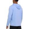 Champion Mens Sun Hoodie Long Sleeve, UPF 50 Sun Shirts for Men, Lightweight UV Protection Rash Guard, Fishing Swim Shirt(Light Blue)
