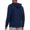 Champion Mens Sun Hoodie Long Sleeve, UPF 50 Sun Shirts for Men, Lightweight UV Protection Rash Guard, Fishing Swim Shirt(Navy)