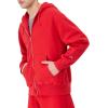 Champion Men’s Zip-up Hoodie, Reverse Weave, Sweatshirt, Fleece Zip-up Hoodie for Men(Washed Athletic Red)
