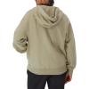 Champion Men’s Zip-up Hoodie, Reverse Weave, Sweatshirt, Fleece Zip-up Hoodie for Men(Washed Khaki)