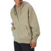 Champion Men’s Zip-up Hoodie, Reverse Weave, Sweatshirt, Fleece Zip-up Hoodie for Men(Washed Khaki)