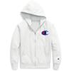 Champion Men’s Zip-up Hoodie, Reverse Weave, Sweatshirt, Fleece Zip-up Hoodie for Men(White Chainstitch Applique)