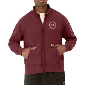 Champion Men’s Full-Zip Mock Neck, Rewriting The Playbook(Maroon)