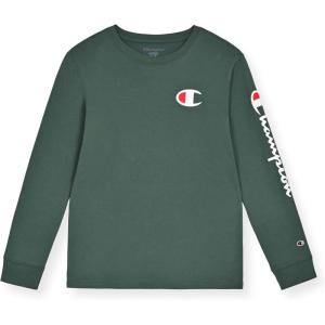 Champion Men’s Heritage Short Sleeve Tee, Men’s T-Shirts, Vintage Shirts, Men’s Tee Shirts, Graphics(Signature Dark Forest Green)