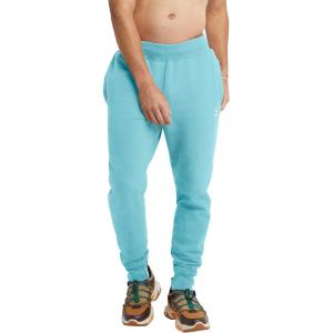 Champion Mens Reverse Weave Joggers, C Logo(Aquarelle Blue Light C Logo)