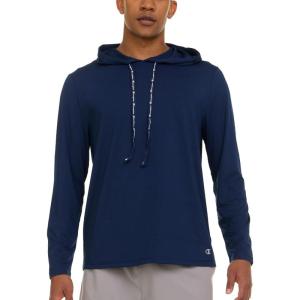Champion Mens Sun Hoodie Long Sleeve, UPF 50 Sun Shirts for Men, Lightweight UV Protection Rash Guard, Fishing Swim Shirt(Navy)