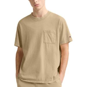 Champion Men’s Vintage Wash Pocket T-Shirt(Western Khaki)