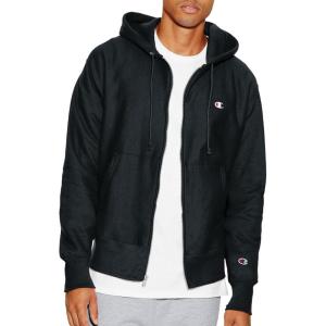 Champion Men’s Zip-up Hoodie, Reverse Weave, Sweatshirt, Fleece Zip-up Hoodie for Men(Black – C Logo)