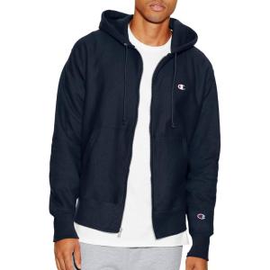 Champion Men’s Zip-up Hoodie, Reverse Weave, Sweatshirt, Fleece Zip-up Hoodie for Men(Navy Left Chest C)