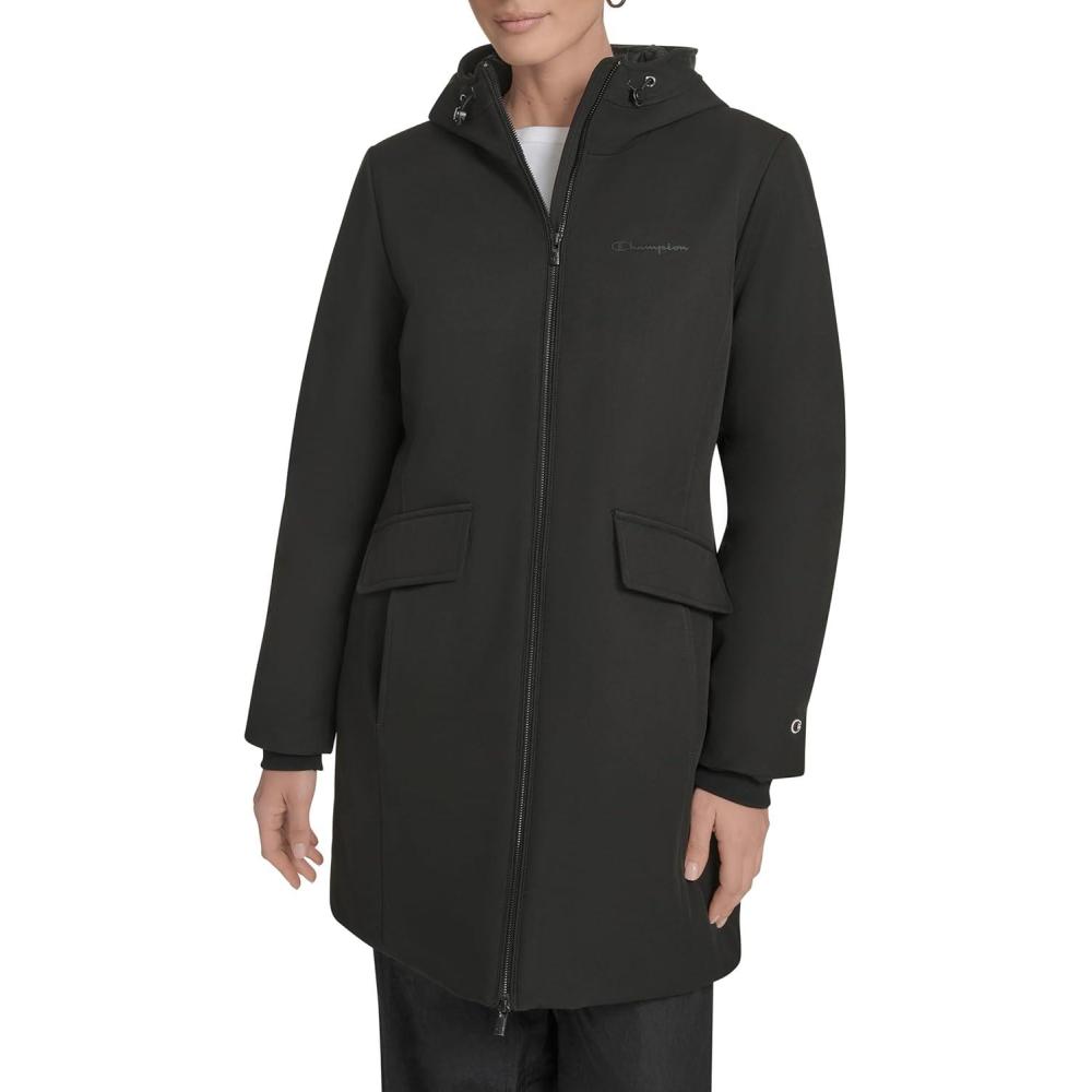 imageChampion womens Midlength Hooded ParkaBlack