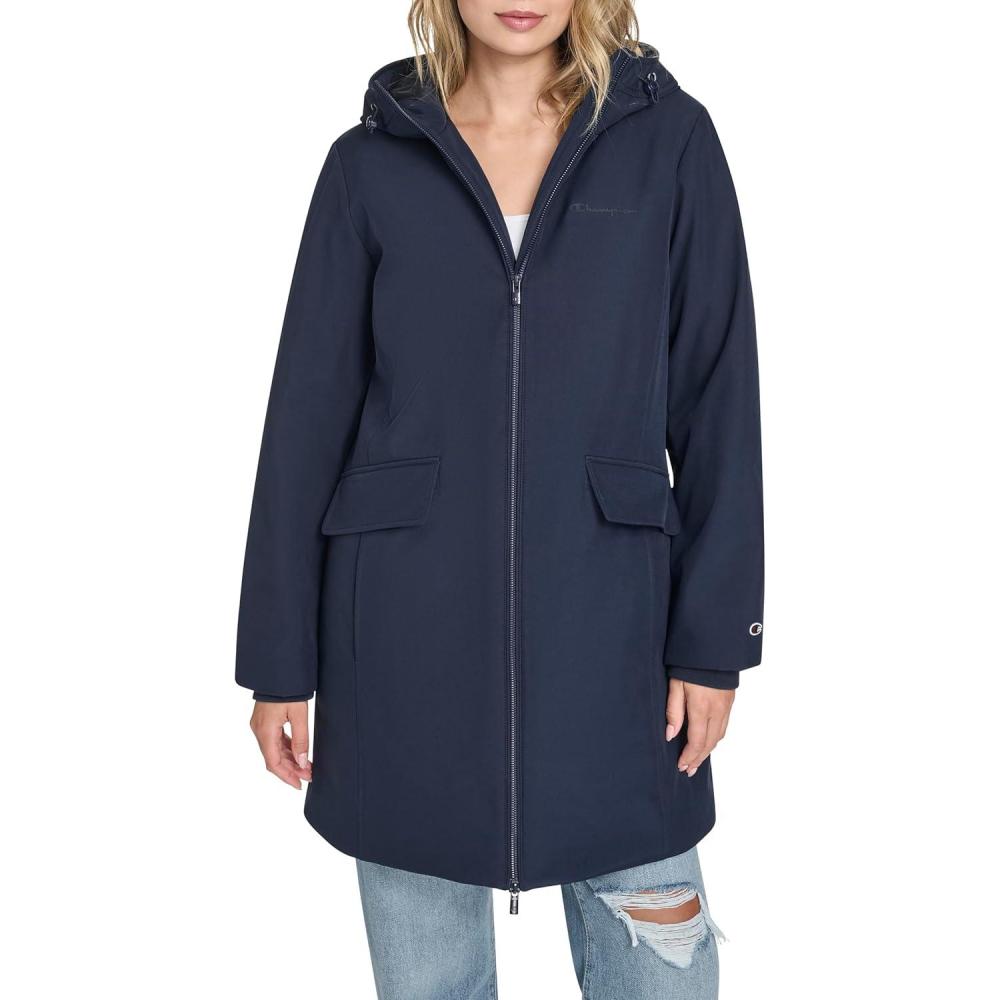 imageChampion womens Midlength Hooded ParkaNavy