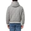 Champion mens Diamond Quilted Varsity Hoody(Heather Grey)