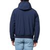 Champion mens Hooded Softshell Bomber Jacket With Bib(Peacoat)