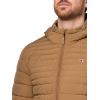 Champion mens Lightweight Hooded Puffer Jacket(Otter)