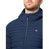 Champion mens Lightweight Hooded Puffer Jacket(Peacoat)