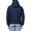 Champion mens Lightweight Hooded Puffer Jacket(Peacoat)