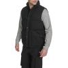 Champion mens Puffer Vest With Name Logo(Black Wool Blend)