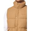 Champion mens Puffer Vest With Name Logo(Camel Wool Blend)