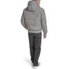 Champion mens Varsity Bomber Puffer Jacket(Heather Grey Wool Hoody)