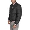 Champion mens Varsity Bomber Puffer Jacket(New Black Tech)