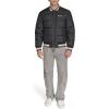 Champion mens Varsity Bomber Puffer Jacket(New Black Tech)