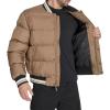 Champion mens Varsity Bomber Puffer Jacket(Otter Tech)