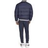 Champion mens Varsity Bomber Puffer Jacket(Peacoat Tech)