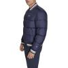Champion mens Varsity Bomber Puffer Jacket(Peacoat Tech)