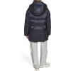 Champion womens Cinch Waist Quilted Puffer Jacket(Navy)