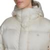 Champion womens Cinch Waist Quilted Puffer Jacket(White)