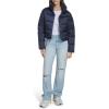Champion womens Cropped Puffer Jacket(Navy)