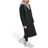 Champion womens Long Top Coat With Removable Jersey Bib(Black)