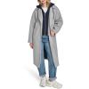 Champion womens Long Top Coat With Removable Jersey Bib(Light Grey)