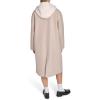 Champion womens Long Top Coat With Removable Jersey Bib(Tan)