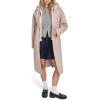 Champion womens Long Top Coat With Removable Jersey Bib(Tan)