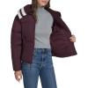 Champion womens Quilted Shawl Collar Puffer Jacket(Burgundy)