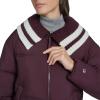 Champion womens Quilted Shawl Collar Puffer Jacket(Burgundy)