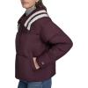 Champion womens Quilted Shawl Collar Puffer Jacket(Burgundy)
