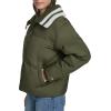 Champion womens Quilted Shawl Collar Puffer Jacket(Olive)
