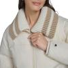 Champion womens Quilted Shawl Collar Puffer Jacket(White)