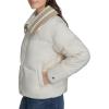 Champion womens Quilted Shawl Collar Puffer Jacket(White)