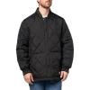 Champion Men’s Diamond Quilted Reversible Open Bottom Jacket(Black/Olive)